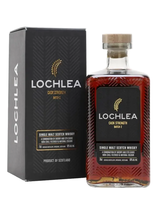 Lochlea Cask Strength Batch 2 Single Malt Scotch Whisky 120 Proof 700ml