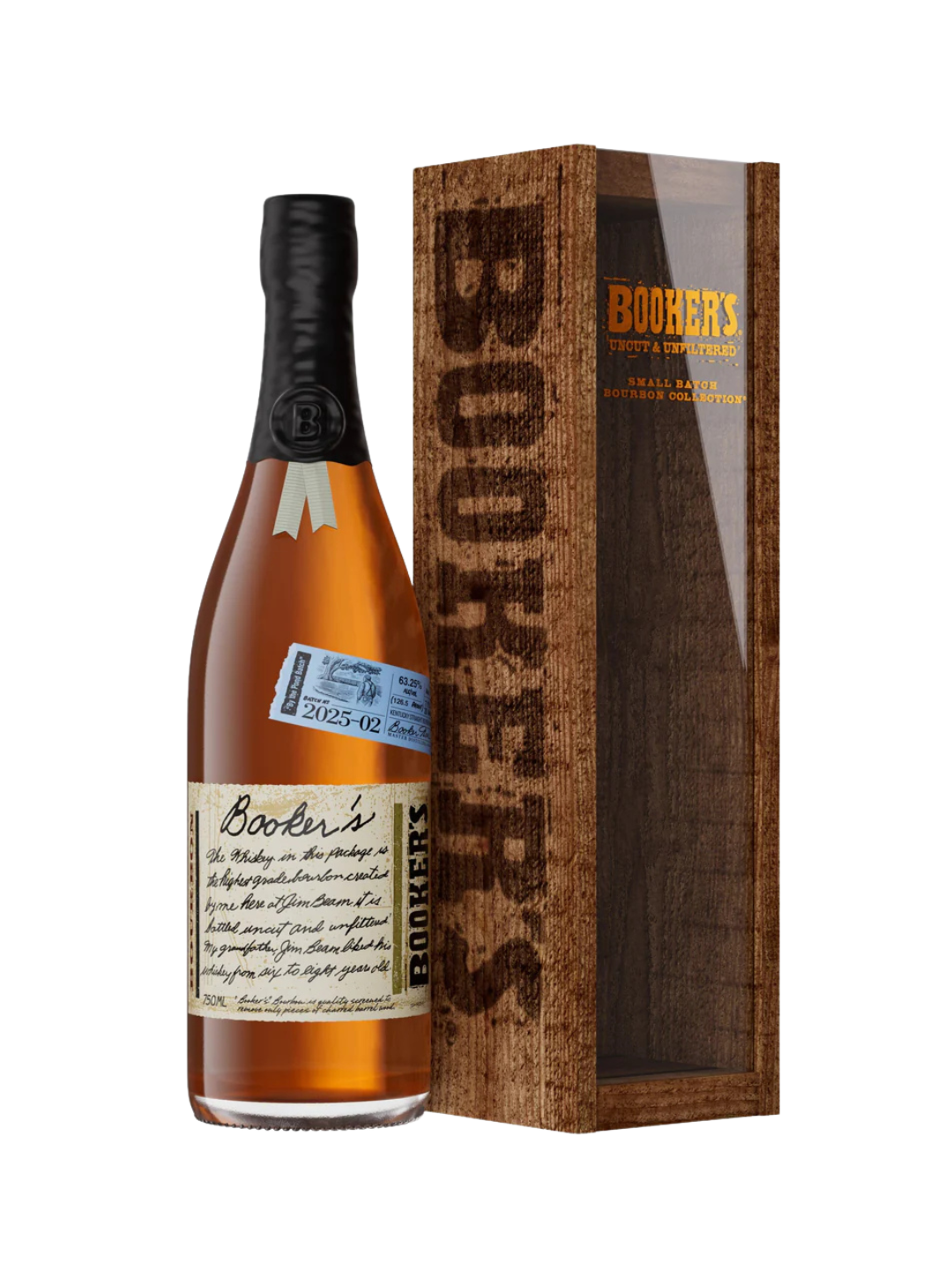 Booker's Bourbon Batch 2025‑02 "By the Pond Batch" 126 Proof