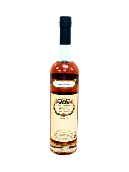 Willett Family Estate “Ashes to Ashes” Single Barrel Rye 10 Year Barrel  #1518