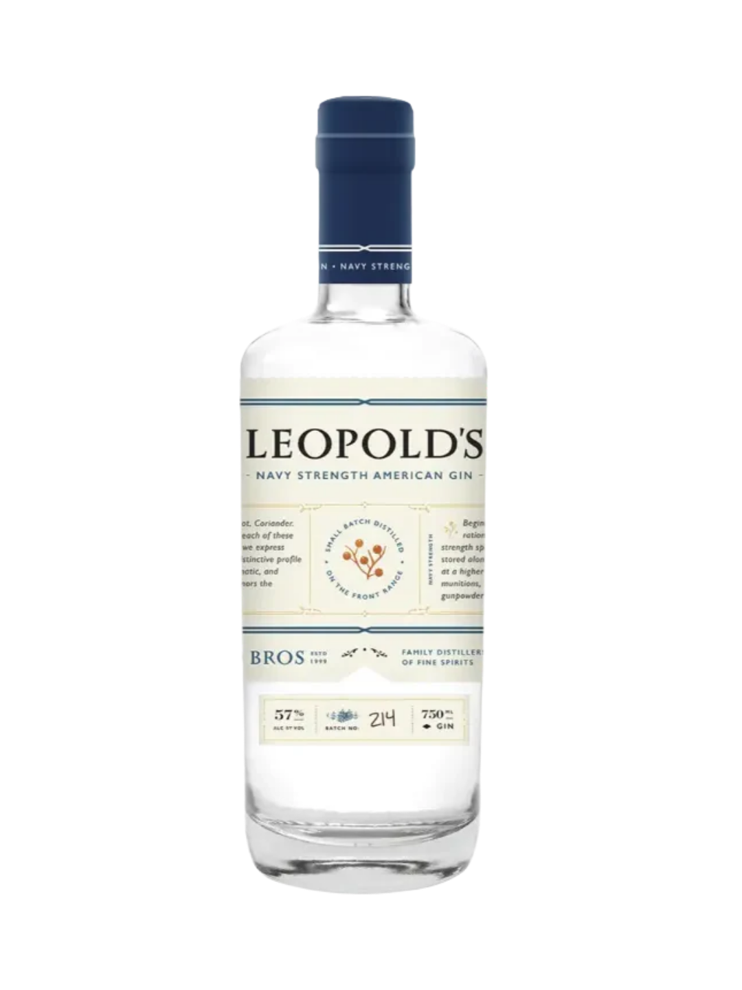 Leopold's American Small Batch Gin 80 Proof 750ml