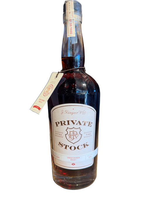 J. Rieger Private Stock Straight Bourbon Whiskey Shoppe Exclusive Barrel #4363 HAZMAT 147.1 Proof