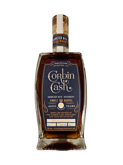 Corbin Cash 10+ Year Rye Whiskey 6 Single Barrel 137 Proof 750ml Shoppe Exclusive