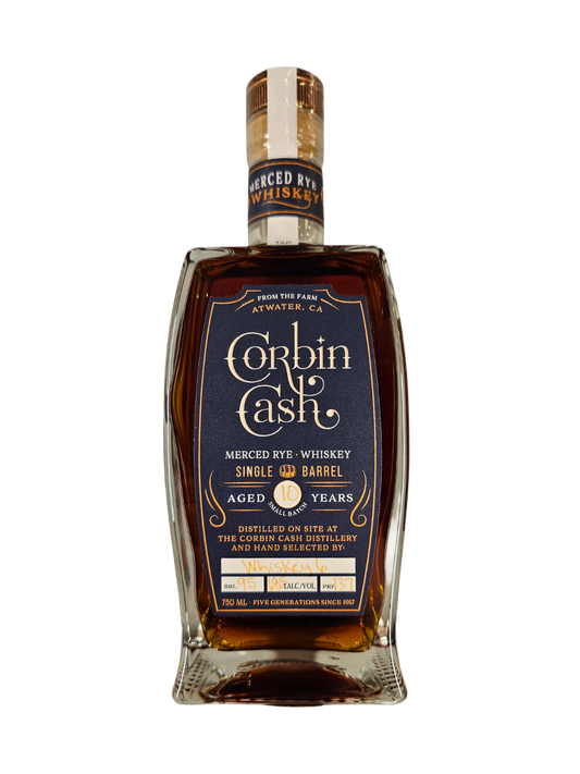 Corbin Cash Single Barrel Rye Whiskey 137 Proof Whiskey 6 Shoppe Exclusive