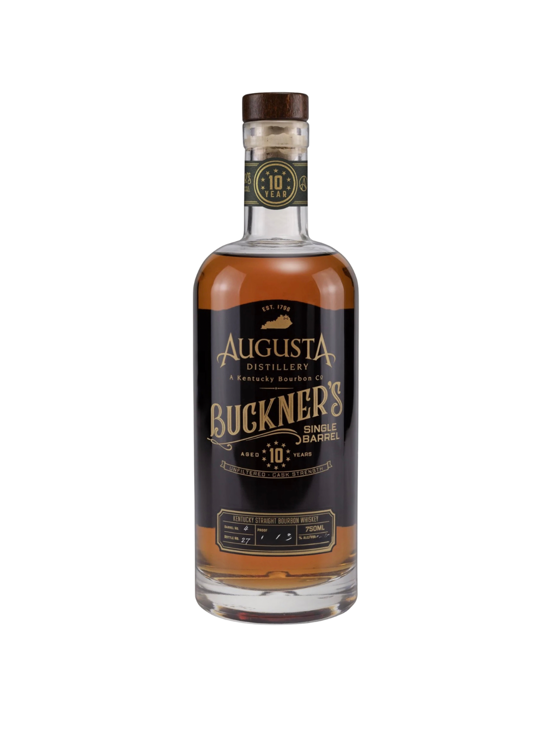 Buckner’s 10 Year Bourbon 117 Proof 750ml