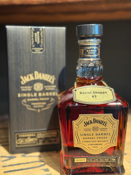 Jack Daniels Single Barrel Barrel Proof Tennesse Whiskey Shoppe Exclusive 128 Proof