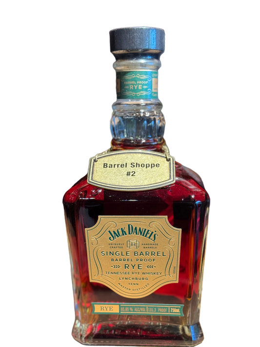 Jack Daniels Single Barrel Barrel Proof Rye Whiskey Shoppe Exclusive 131 Proof