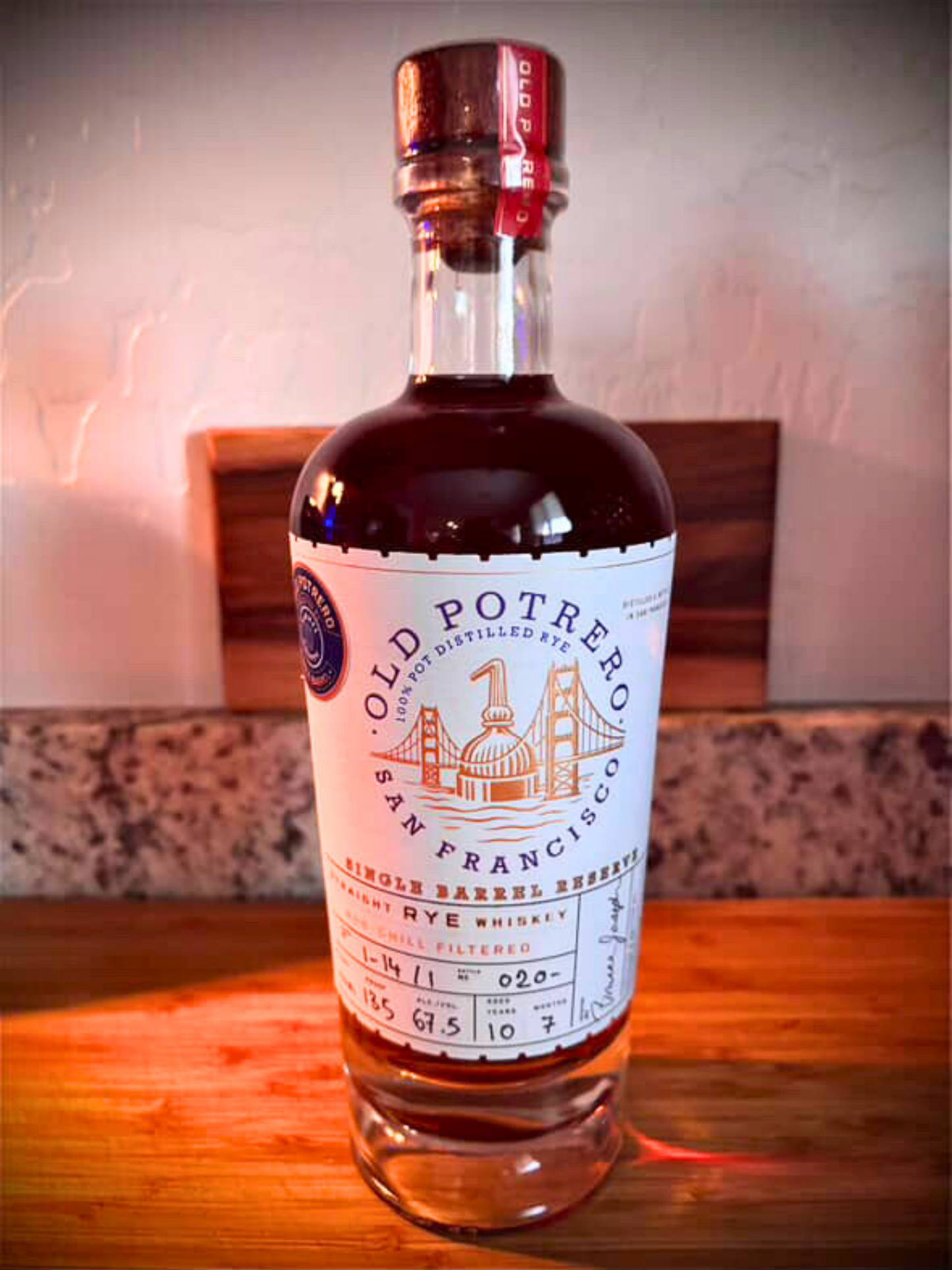 Old Potrero Single Barrel Rye 10 Year Shoppe Exclusive
