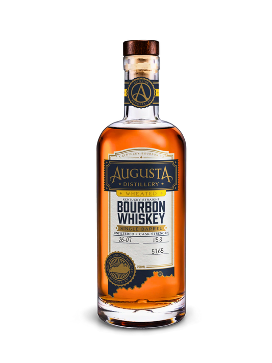 Augusta Distillery Wheated Single Barrel Unfiltered Cask Strength Kentucky Straight Bourbon Whiskey