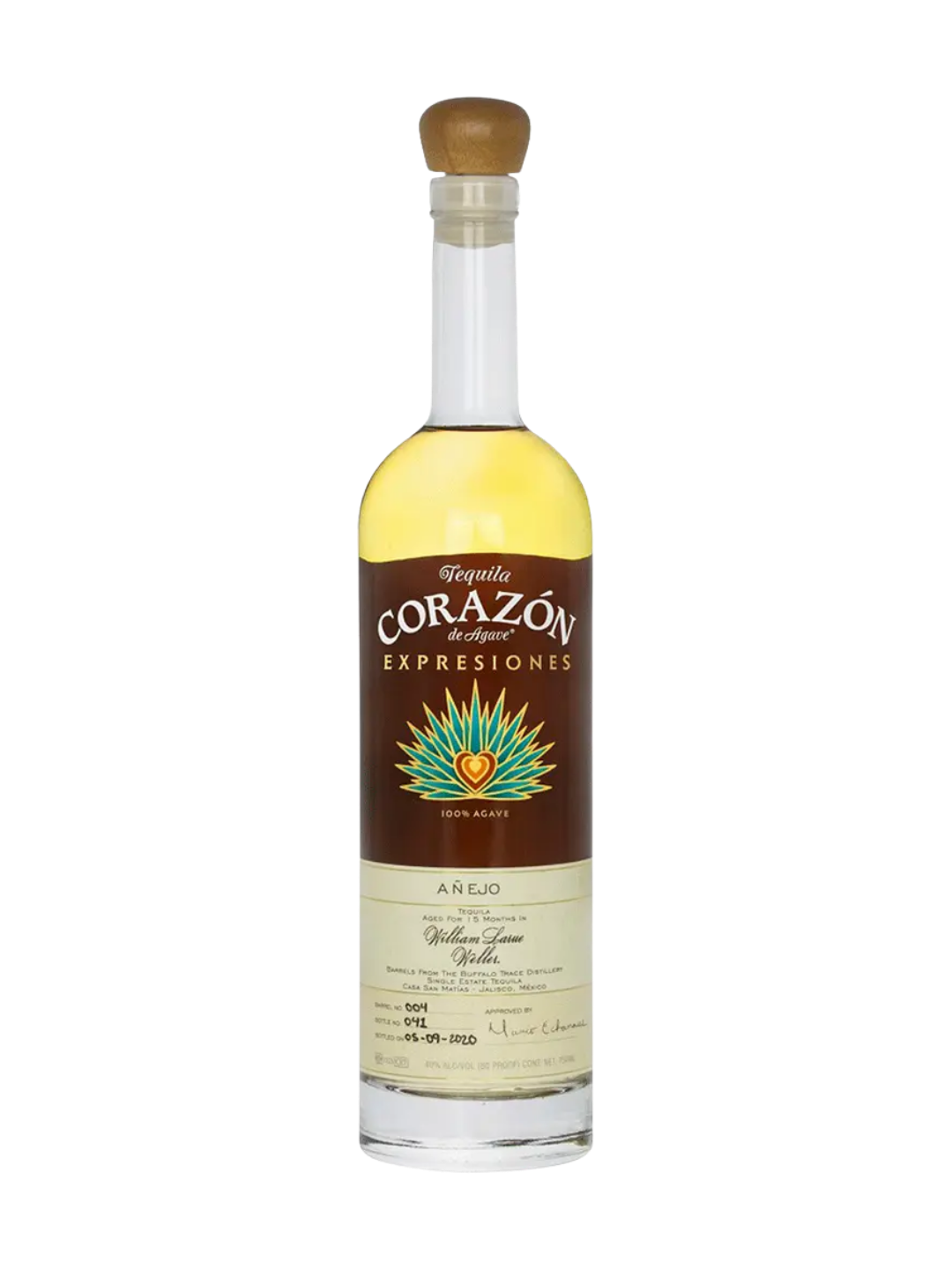 Corazon Expresiones Tequila Anejo Aged In William Larue Weller Barrel