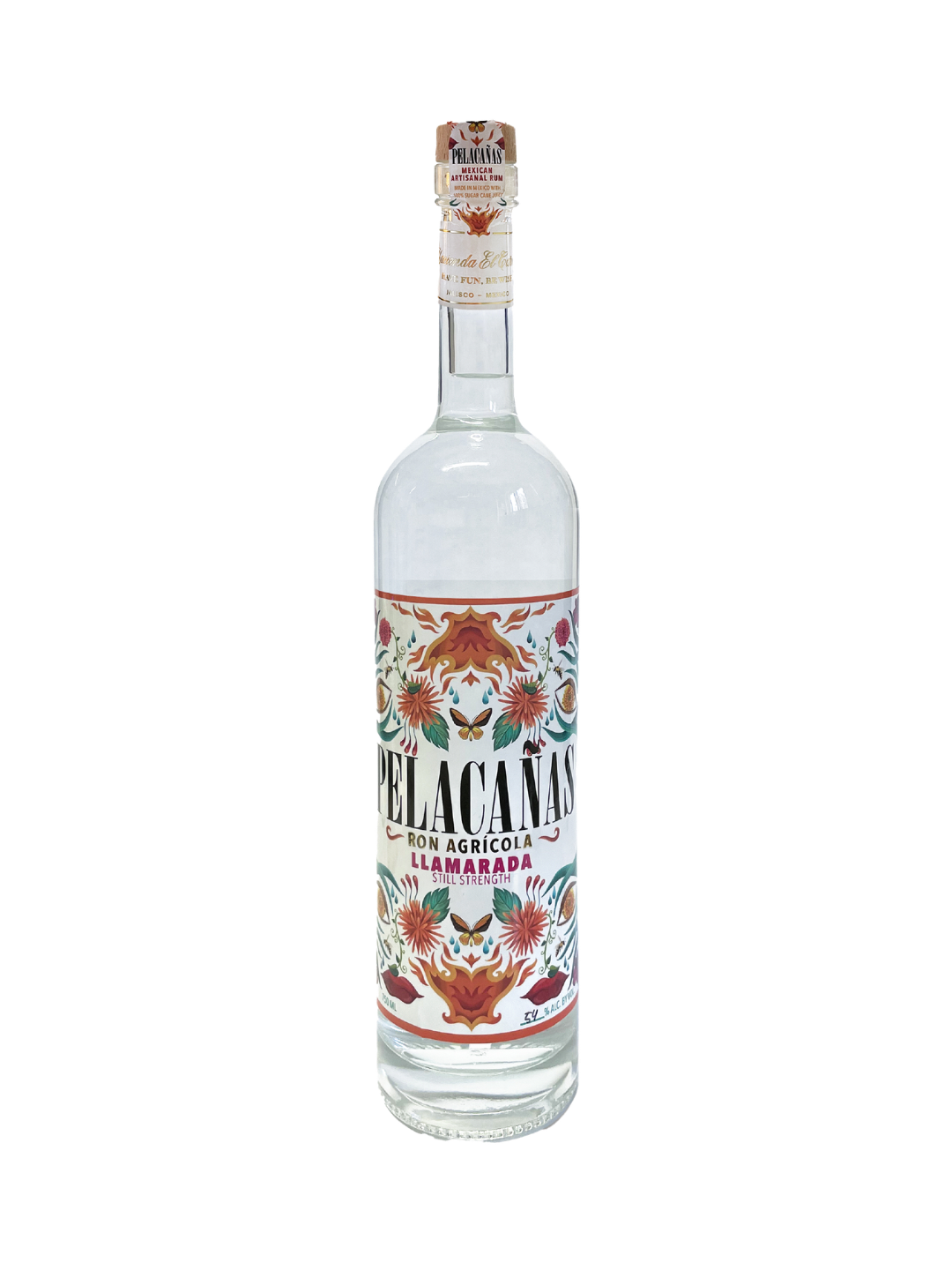 Ron Pelacanas Llamarada Rum 108 Proof 750ml