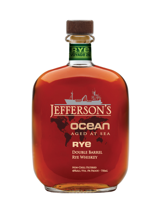 Jefferson's Ocean Aged at Sea Voyage 26 Double Barrel Rye Whiskey