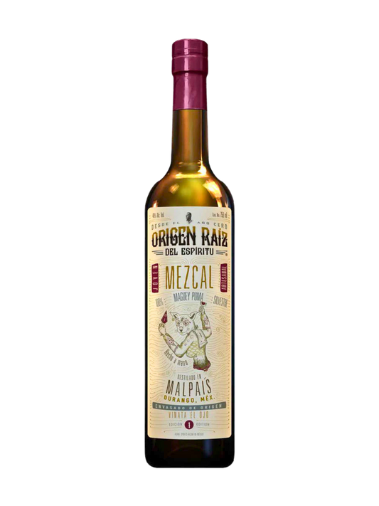 Origen Raiz Maguey Puma Mezcal 100 Proof 750ml