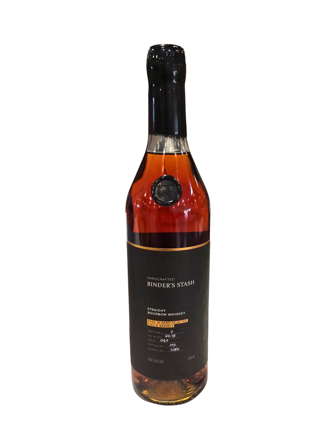 Binder’s Stash 7 Year Single Barrel Bourbon 125.4 Proof 750ml Shoppe Exclusive