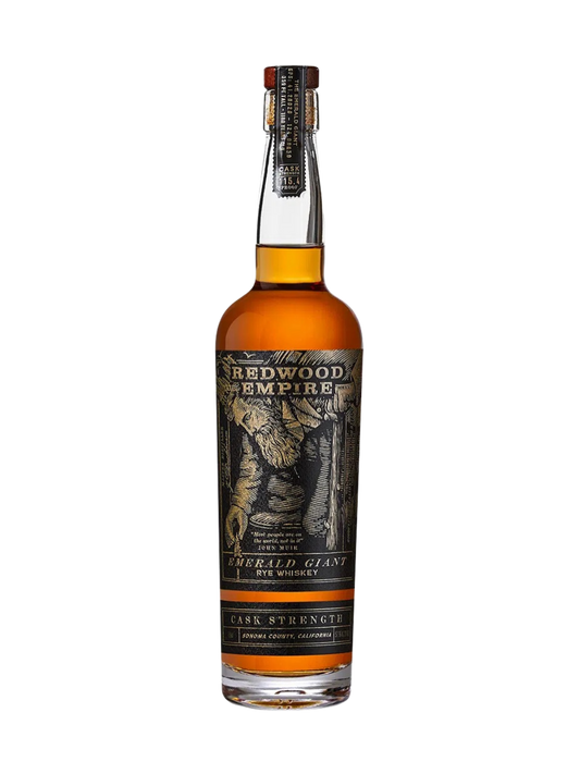 Redwood Empire Emerald Giant Whiskey Rye Cask Strength Sonoma County 115 Proof 750ml