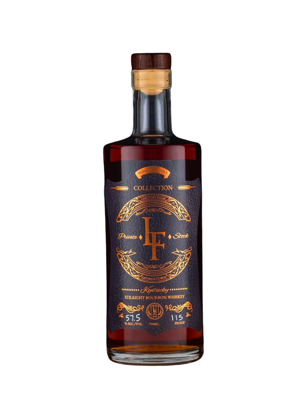 Limestone Farms Morgan Family Private Stock 8 Year Bourbon 115 Proof 750ml