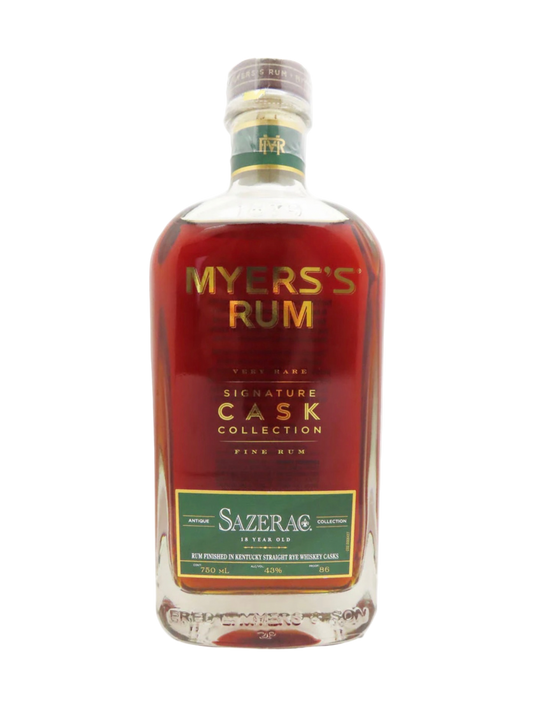Myers's Rum Signature Cask Collection Finished in Sazerac 18 Year Old Barrels