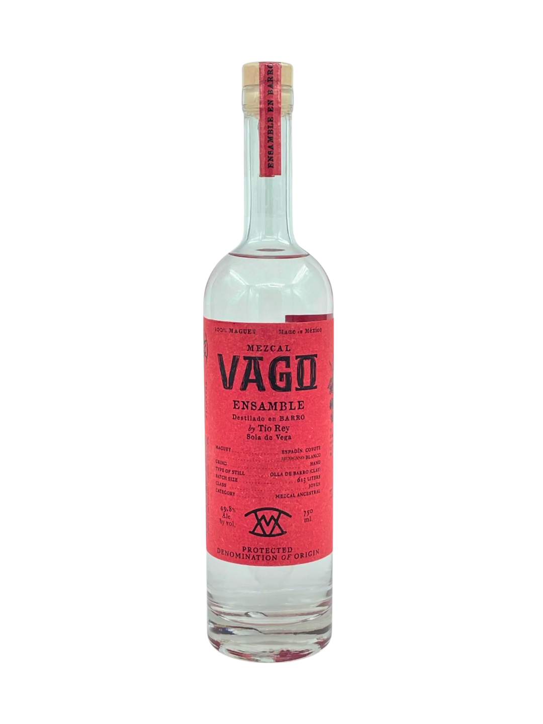 Mezcal Vago Ensamble en Barro by Tio Rey 100 Proof 750ml