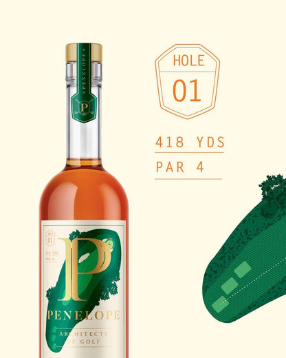 Penelope Architects of Golf Bourbon Finished With American Oak Staves Hole #1 94 Proof 750ml