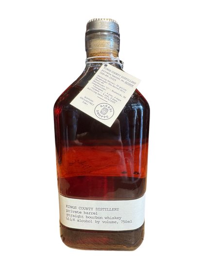 Kings County Distillery Private Barrel Straight Bourbon Whiskey Barrel Shoppe Exclusive No. BB25B08 123 Proof