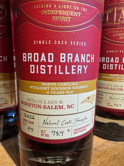 Lost Lantern Broad Branch 8 Year North Carolina Bourbon 147.4 Proof HAZMAT Shoppe Exclusive 750ml