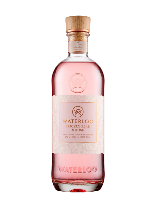 Waterloo Prickly Pear & Rose Gin 94 Proof 750ml