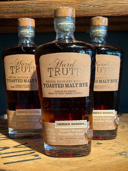 Hard Truth Toasted Malt Rye 5 Year Single Barrel Shoppe Exclusive 114 Proof 750ml