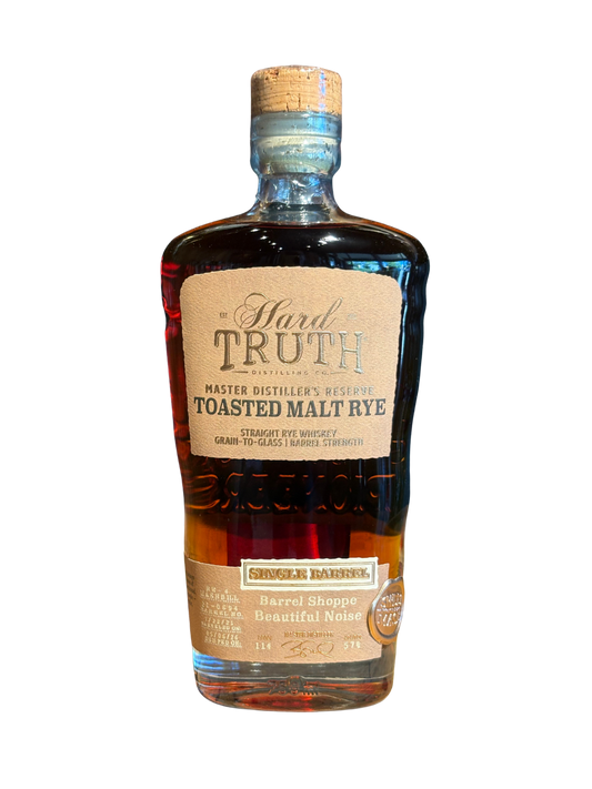 Hard Truth Toasted Malt Rye 5 Year Single Barrel Shoppe Exclusive 114 Proof 750ml