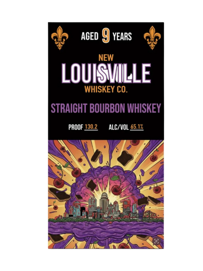 New Louisville Whiskey Co. 9 Year Bourbon Barrel #C485 Derby City Jam 130 Proof