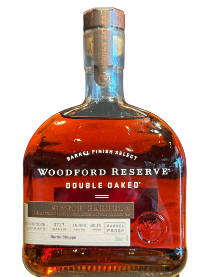 Woodford Reserve Double Oaked Bourbon Shoppe Exclusive 96 Proof 750ml