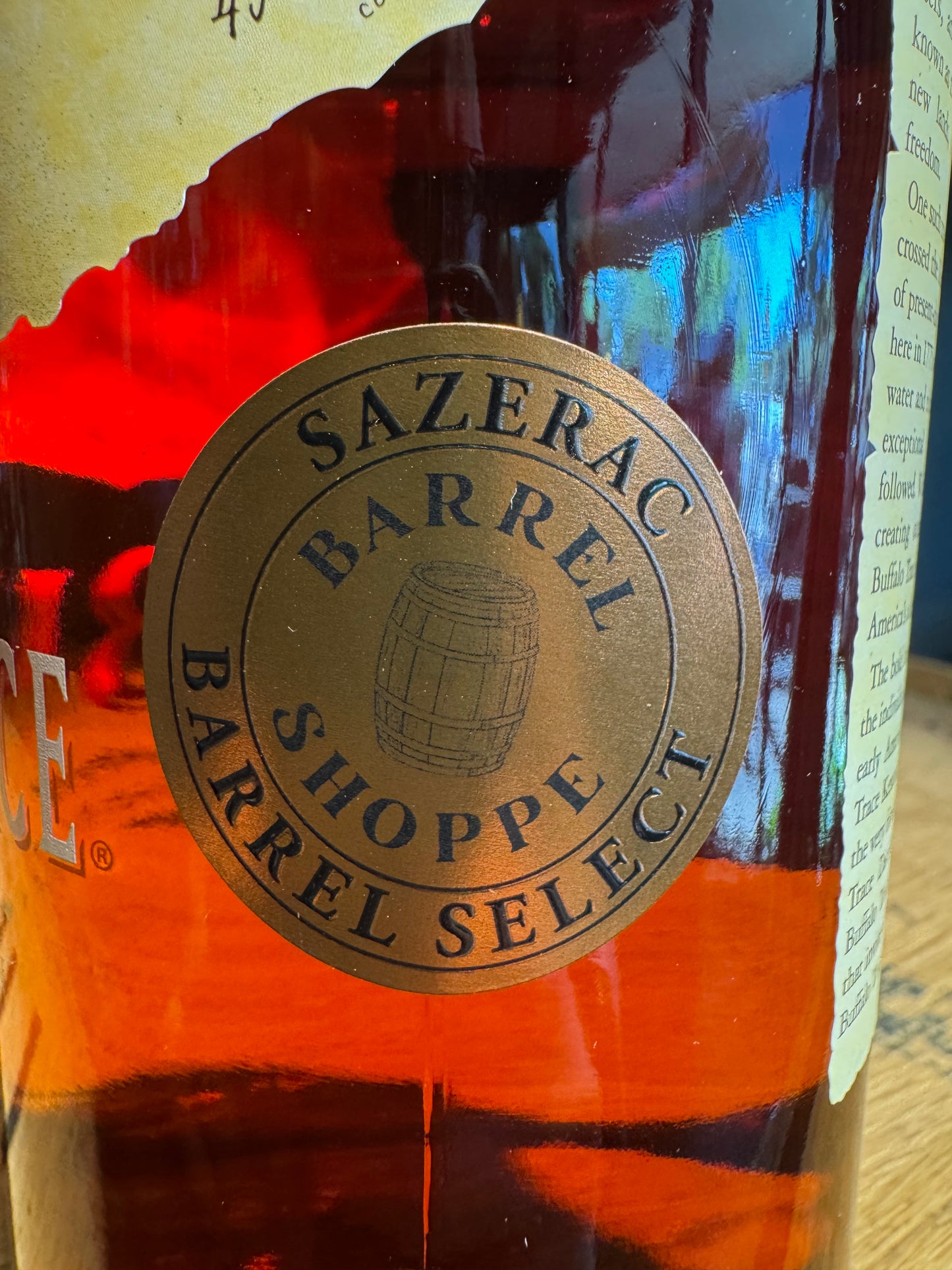Buffalo Trace Single Barrel Bourbon Shoppe Exclusive 90 Proof 1L