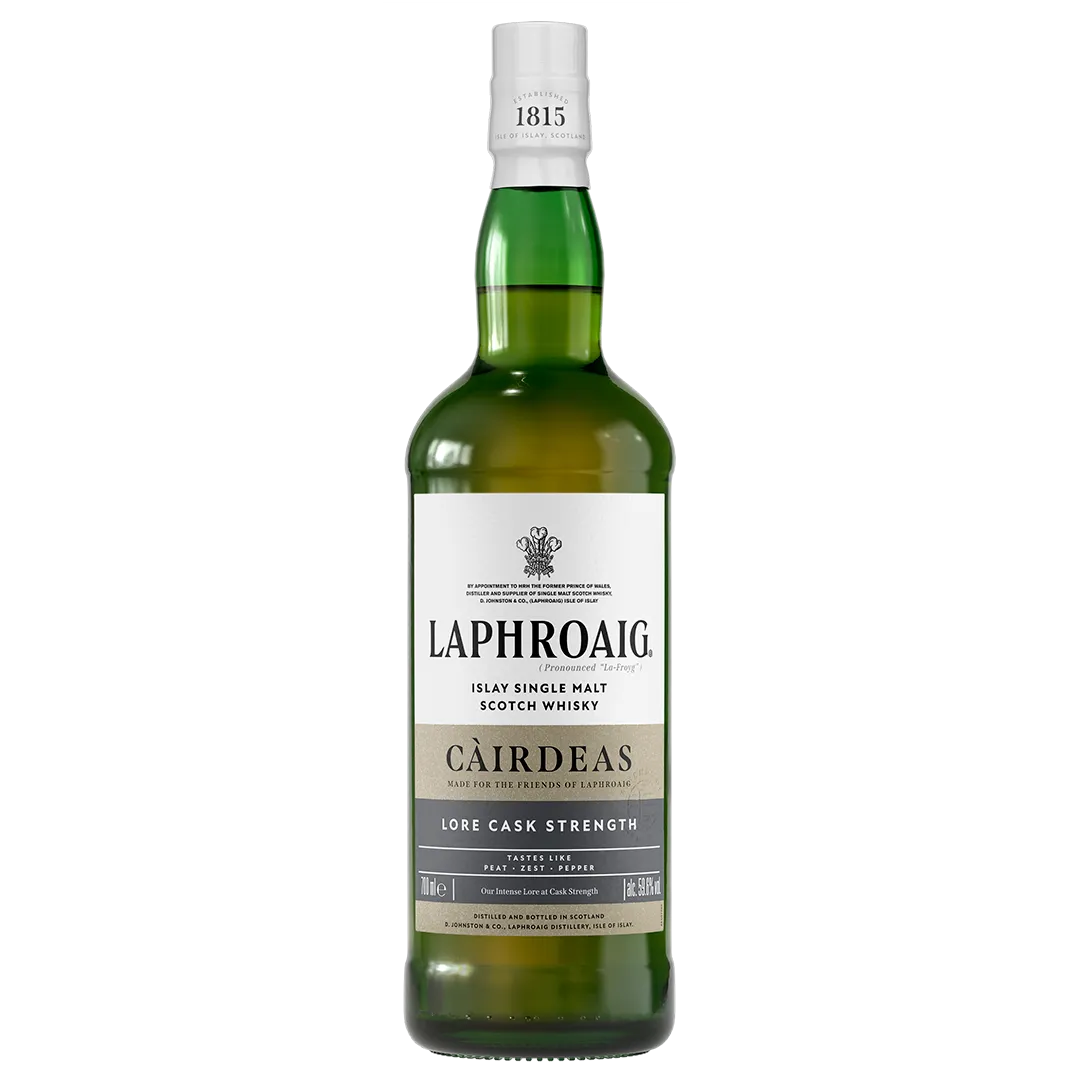 Laphroaig Càirdeas 2025 Islay Single Malt Scotch Lore Cask Strength