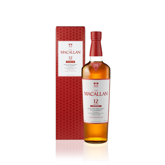 The Macallan Scotch Single Malt Sherry Oak Cask 12 Year 110 Proof