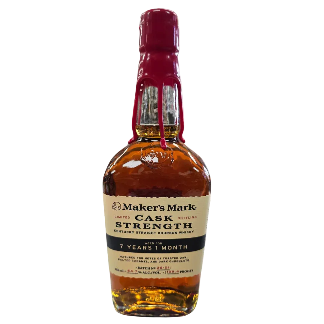 Maker's Mark Cask Strength Batch 26-01 7 Year 1 Month Kentucky Straight Bourbon Whisky 109.4 Proof 750ml