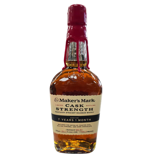 Maker's Mark Cask Strength Batch 26-01 7 Year 1 Month Kentucky Straight Bourbon Whisky 109.4 Proof 750ml