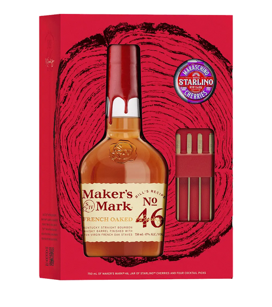 Maker's 46 Bourbon Whisky with Cocktail Kit