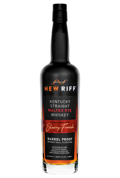 New Riff Barrel Proof Malted Rye Whiskey Finished in Sherry Casks - 117.3 Proof 750ml