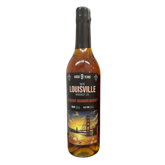New Louisville 9 Year "Gold Rush" Bourbon Whiskey 131 Proof