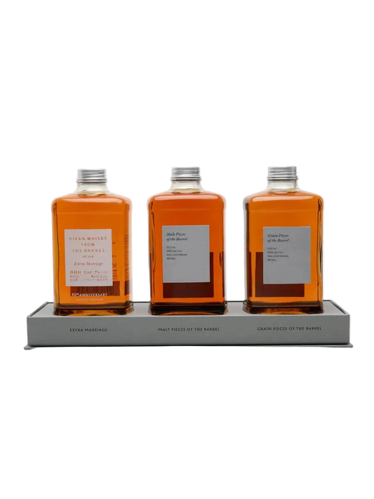 Nikka From The Barrel Extra Marriage Gift Set Three Pack