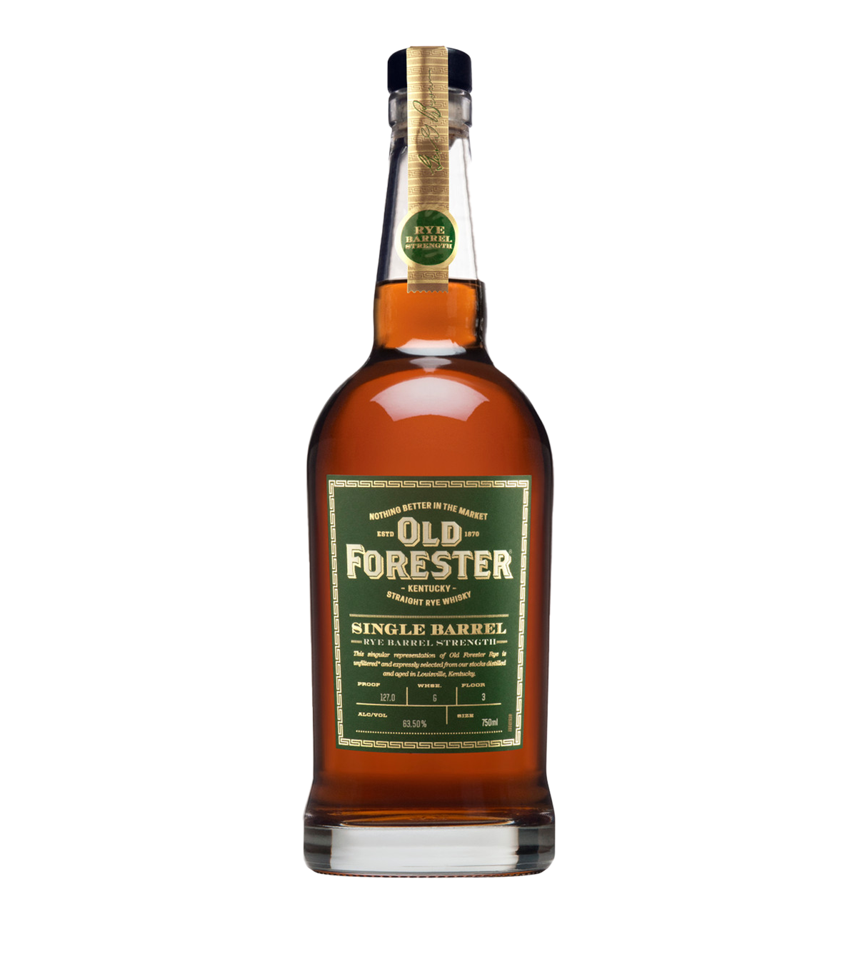 Old Forester Single Barrel Rye Barrel Strength