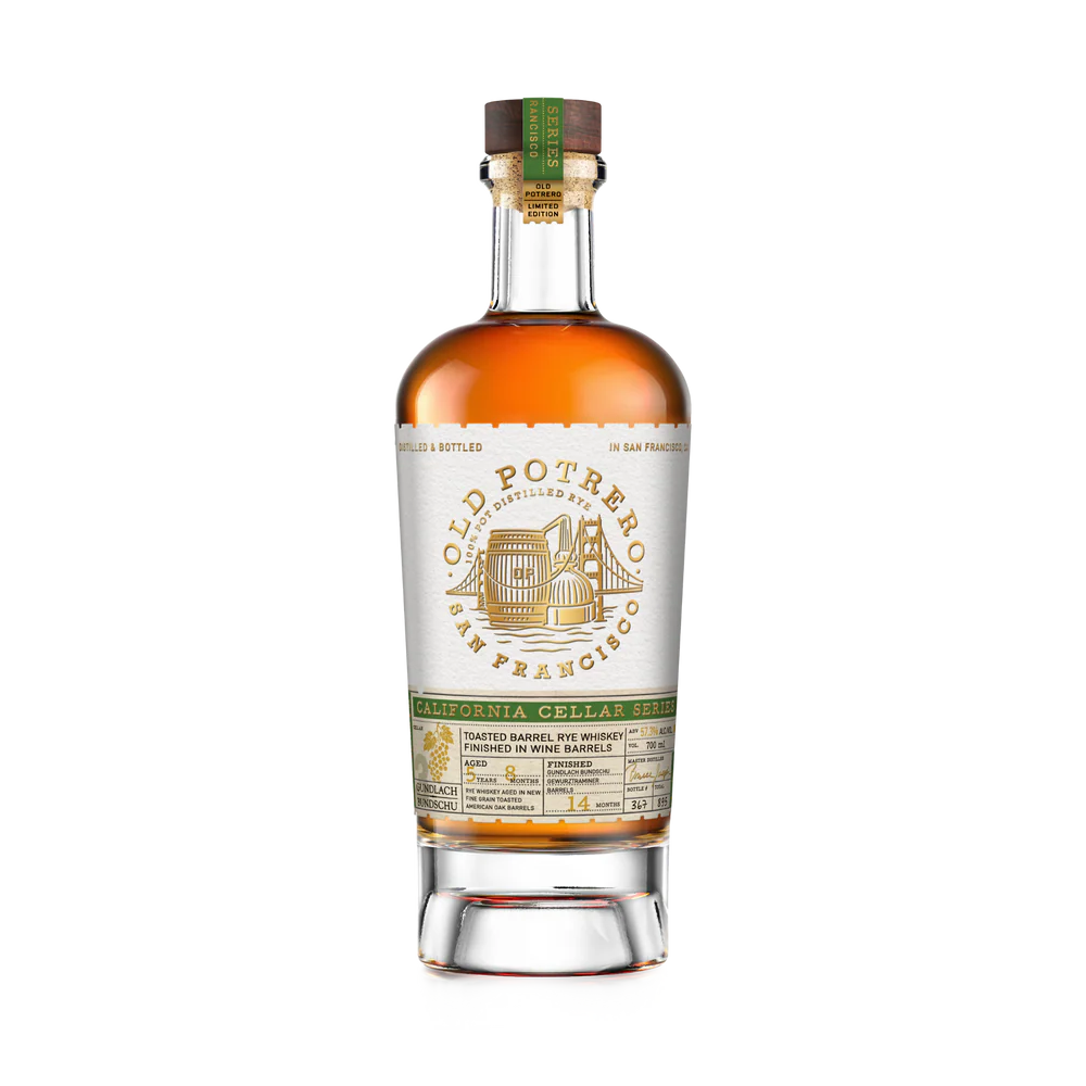 Old Potrero Rye California Cellar Series #03 Gundlach Bundschu Gewurztraminer Finish 114 Proof 700ml