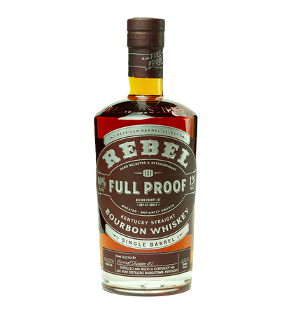 Rebel Full Proof Barrel Straight Bourbon Whiskey 120 Proof
