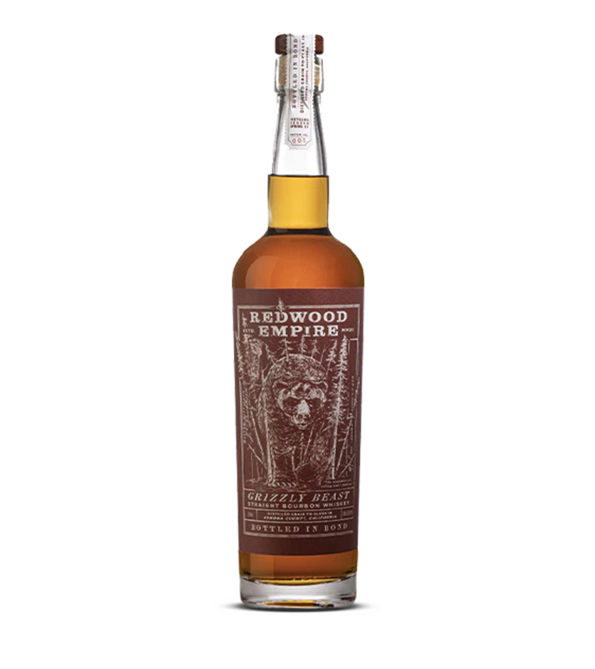 Redwood Empire Grizzly Beast Bottled In Bond Bourbon