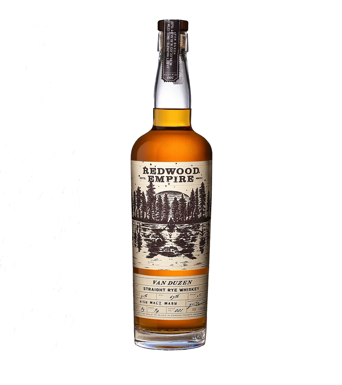 Redwood Empire Van Duzen Straight Rye Whiskey – Barrel Shoppe