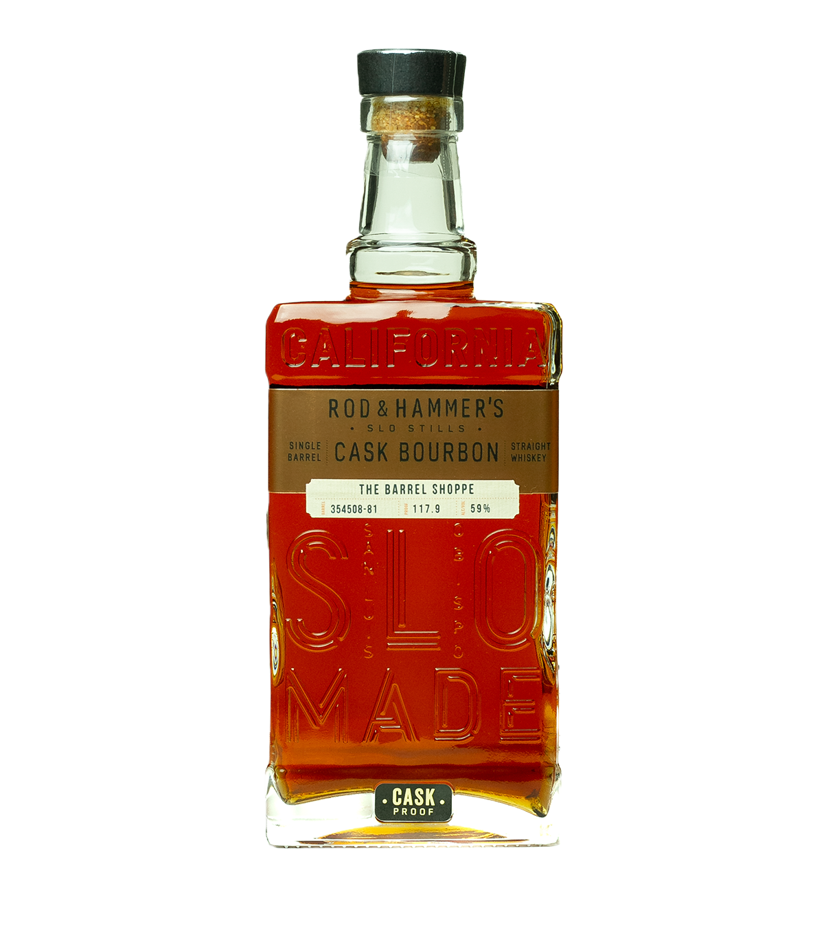 Rod & Hammer's Single Barrel Cask Proof Bourbon