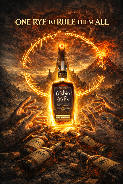 Corbin Cash 10+ Year Rye Whiskey 6 Single Barrel 137 Proof 750ml Shoppe Exclusive