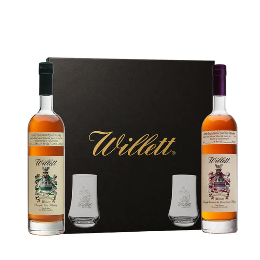 Willet Bourbon & Rye Cask Strength Gold Gift Set