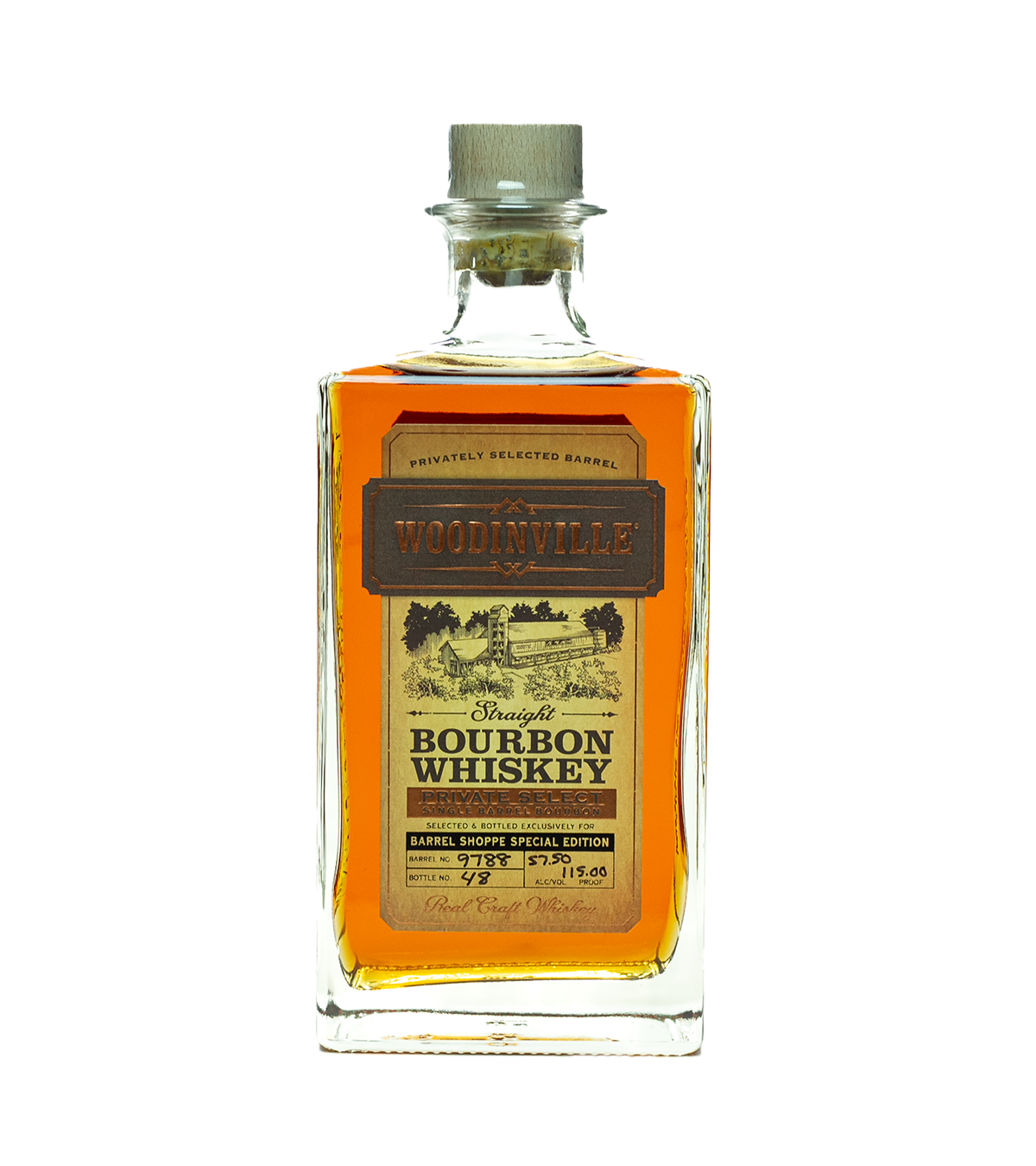 Woodinville Straight Bourbon Whiskey Single Barrel