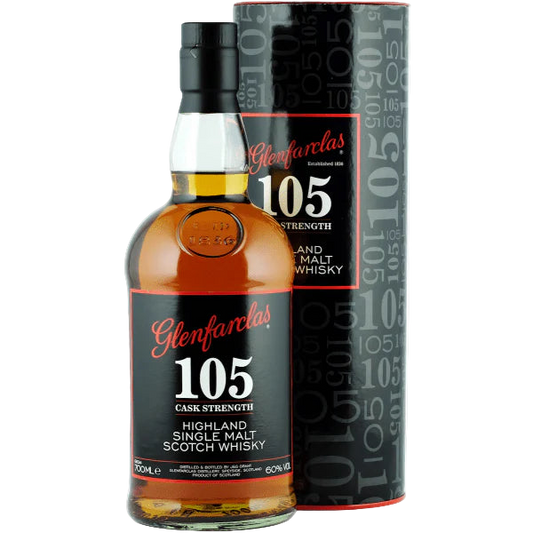 Glenfarclas 105 Cask Strength Highland Single Malt Scotch Whiskey