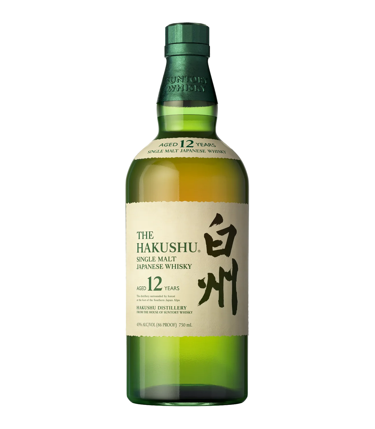 The Hakushu Wingle Malt Japanese Whisky 12 Yr