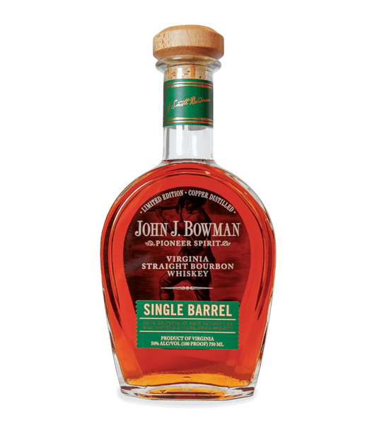 John J. Bowman Single Barrel Virginia Straight Bourbon Whiskey